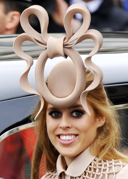File photo of Princess Beatrice arriving at Westminster Abbey